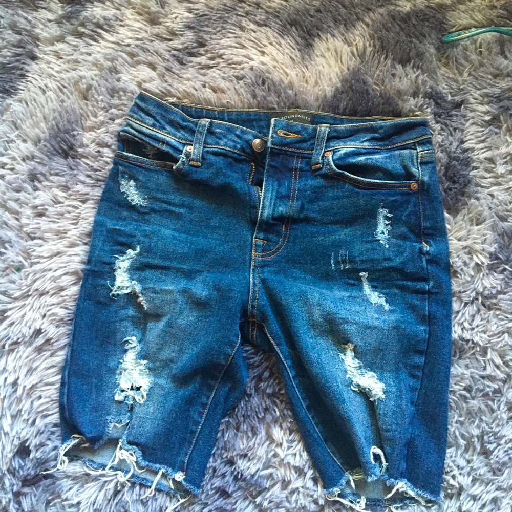 Ripped shorts